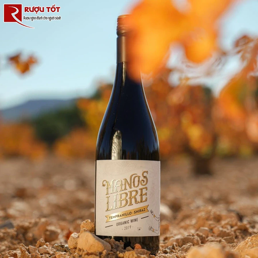 ruou manos libre tempranillo shiraz