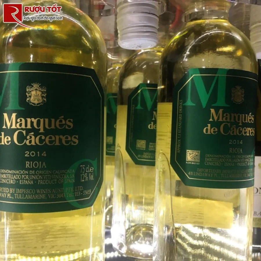 ruou marques de caceres rioja bianco