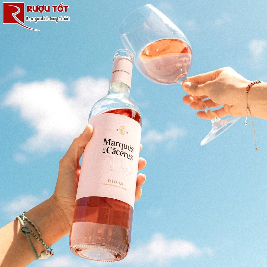 Rượu Marques de Caceres Rioja Rosado