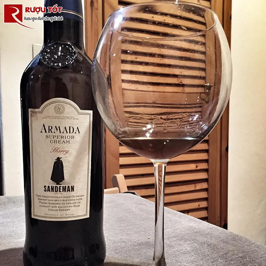 ruou vang armada superior cream sherry sandeman