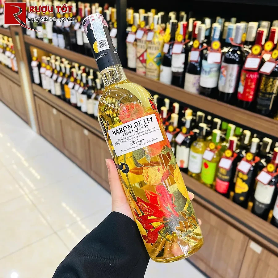 Rượu vang Baron De Ley Blanco Semidulce