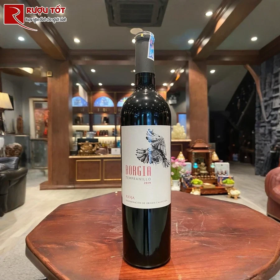 ruou vang borgia tempranillo