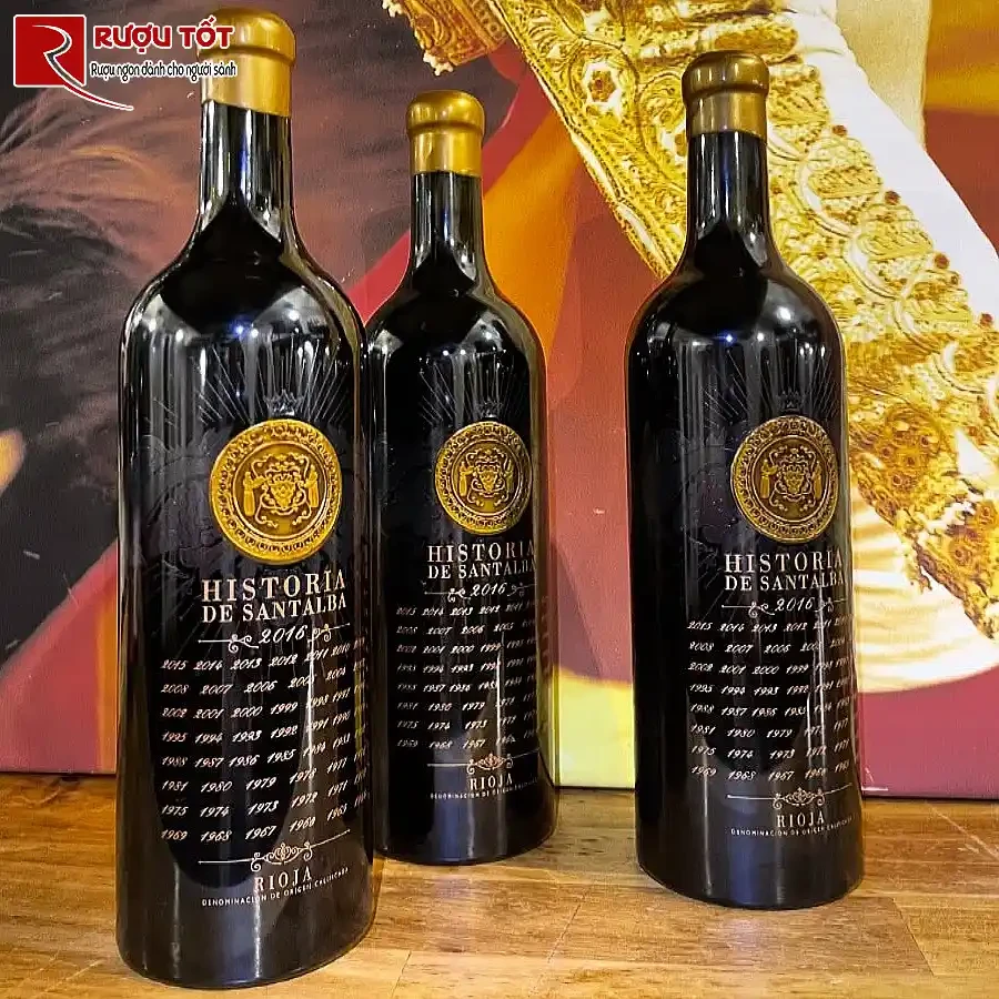 ruou vang historia de santalba rioja