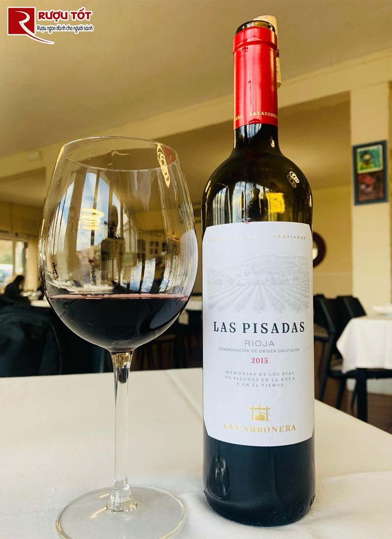 Rượu vang Las Pisadas Rioja La Carbonera