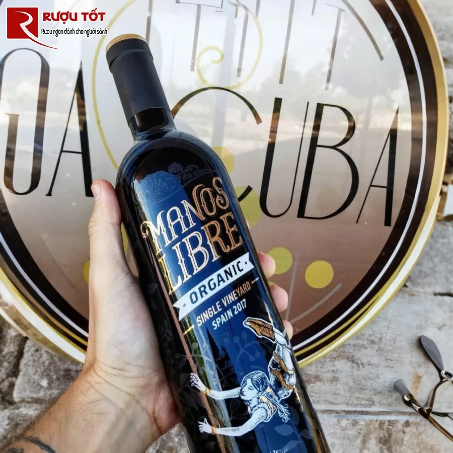 ruou vang manos libre tempranillo chinh hang
