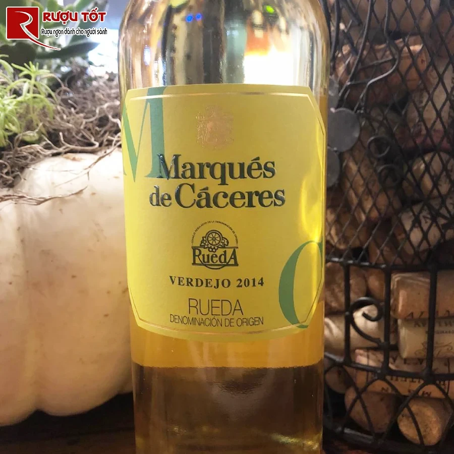 ruou vang marques de caceres verdejo rueda