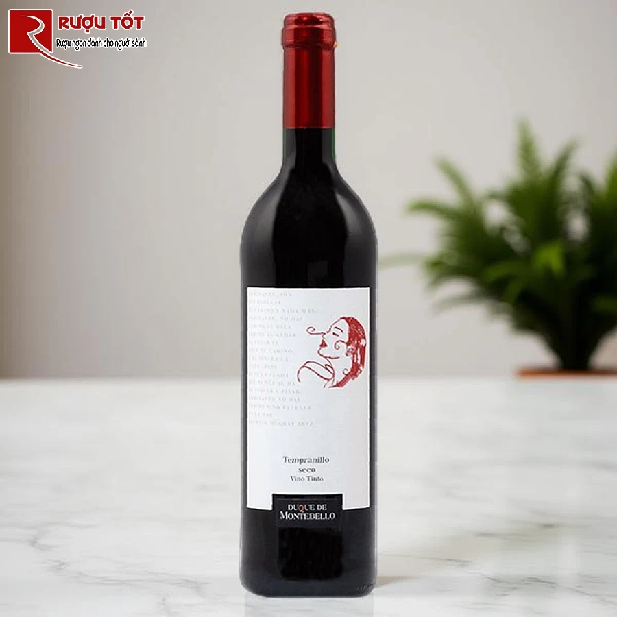 ruou vang montebello tempranillo 12,5% 750ml tay ban nha