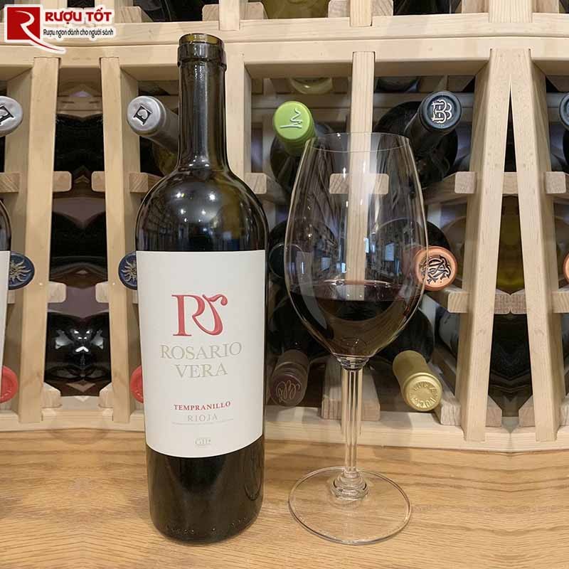 Rượu vang Rosario Vera Tempranillo Rioja Chính Hãng Freeshipping