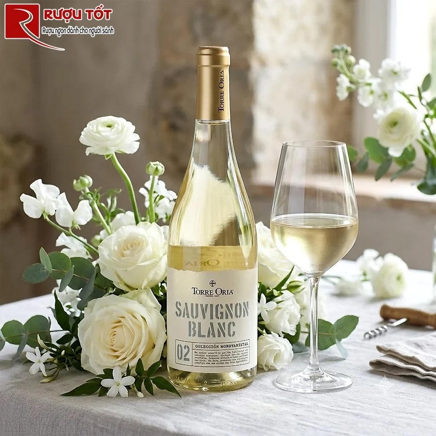 Rượu vang Torre Oria Sauvignon Blanc 02