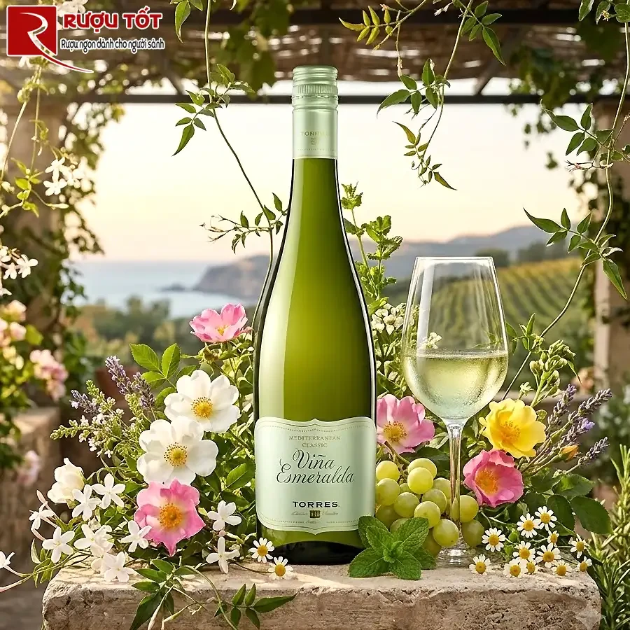 Rượu vang Torres Vina Esmeralda Semi Dry White
