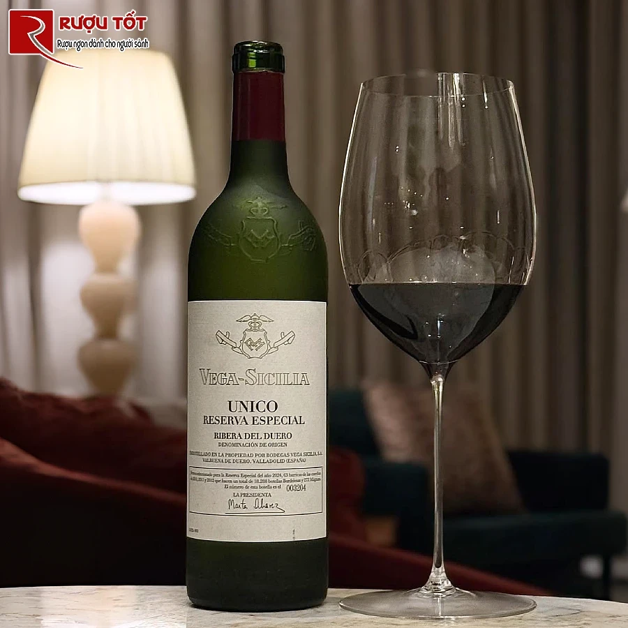 ruou vega sicilia unico reserva especial thuong hang