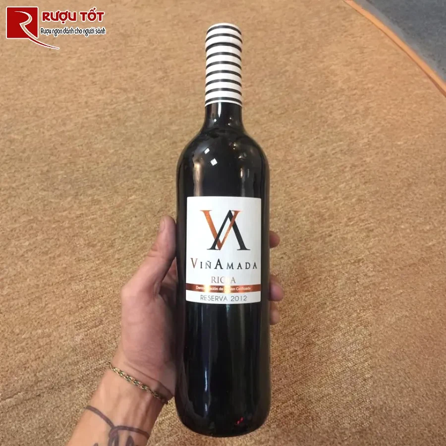 ruou vinamada reserva tempranillo rioja 13% 750ml