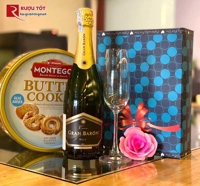 Vang nổ Gran Baron Cava Brut