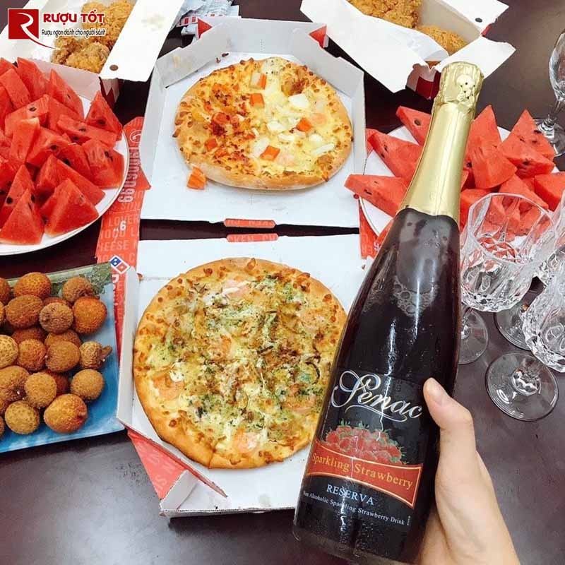 Vang sủi Senac Sparkling Strawberry Juice