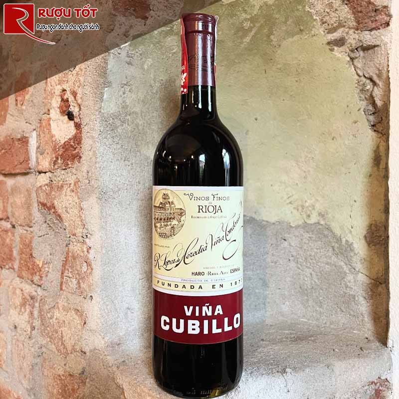 vang Vina Cubillo Tinto Crianza