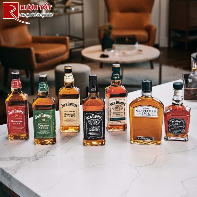 thương hiệu rượu Jack Daniels