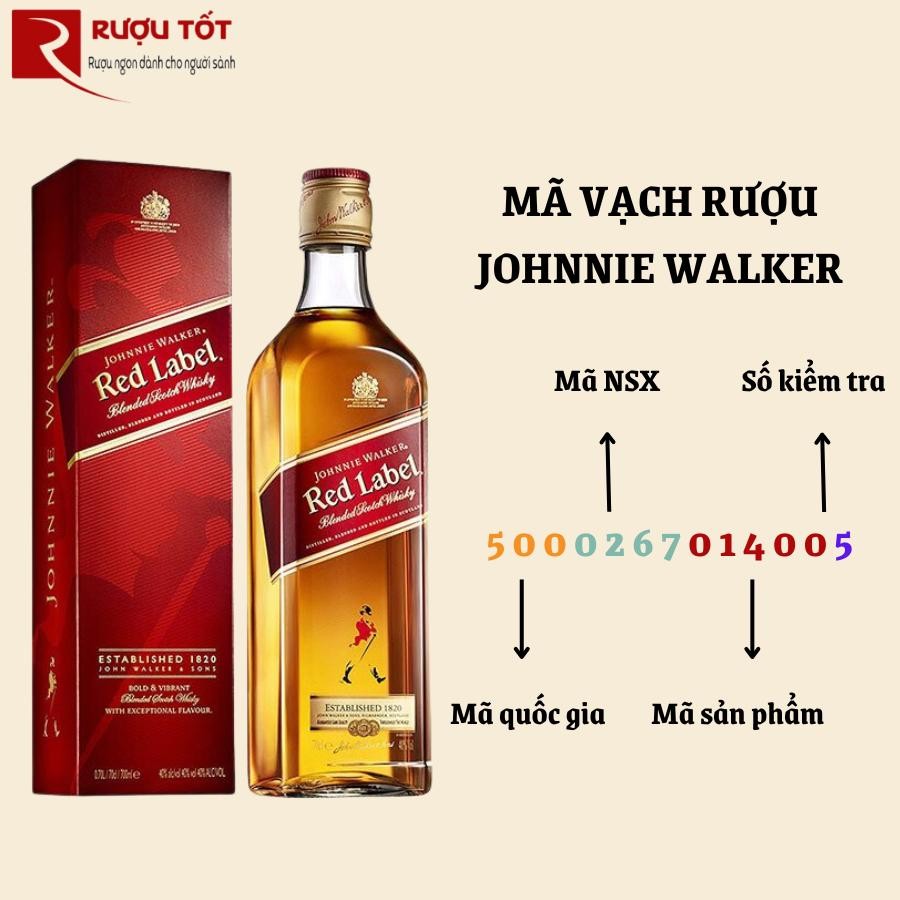 5000267014005 5000267112077 Mã vạch chính hãng rượu Johnnie Walker