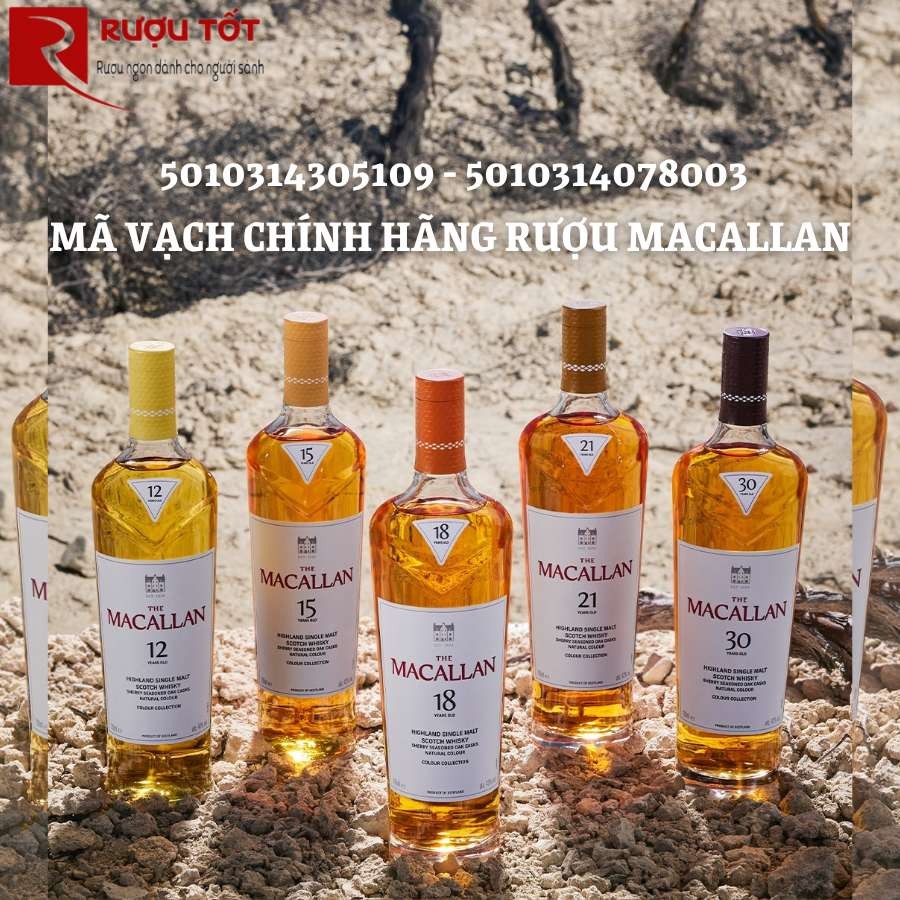 5010314305109 5010314078003 Mã vạch chính hãng rượu Macallan