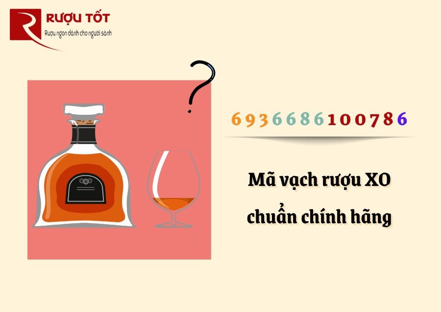 6936686100786 - Mã vạch rượu XO chuẩn chính hãng
