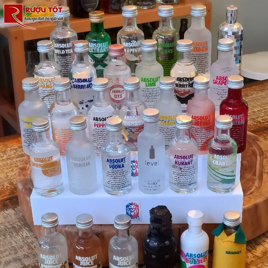absolut mini ruou