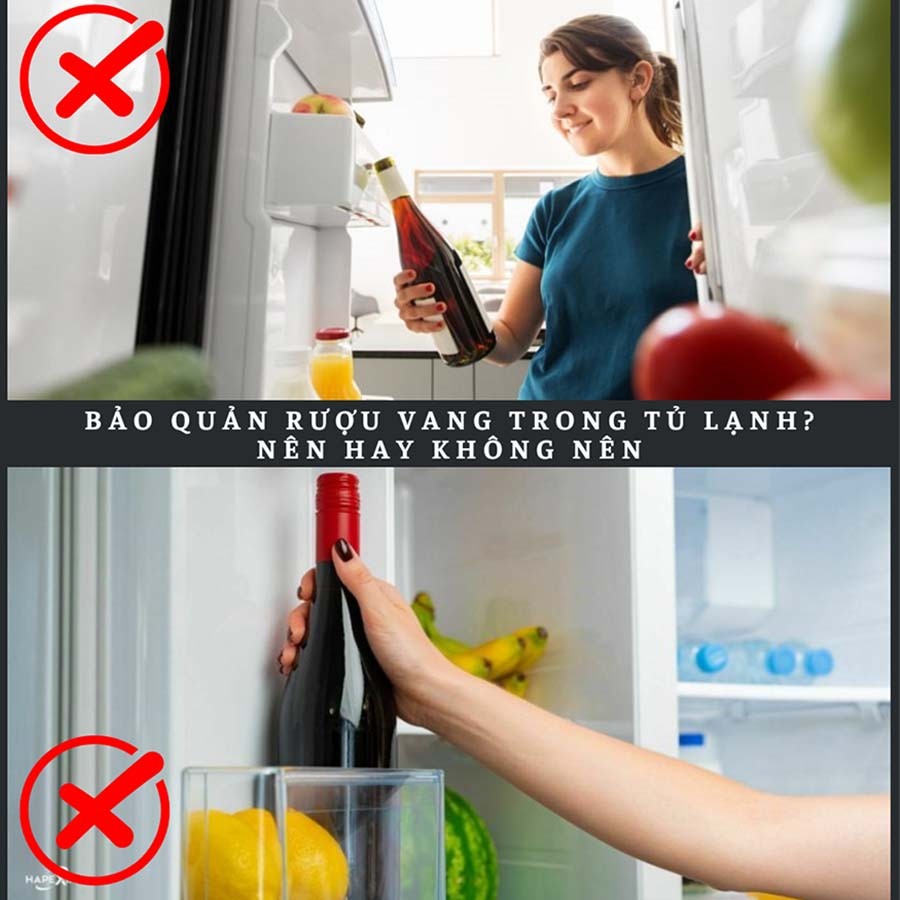 Bảo Quản Rượu Vang Trong Tủ Lạnh