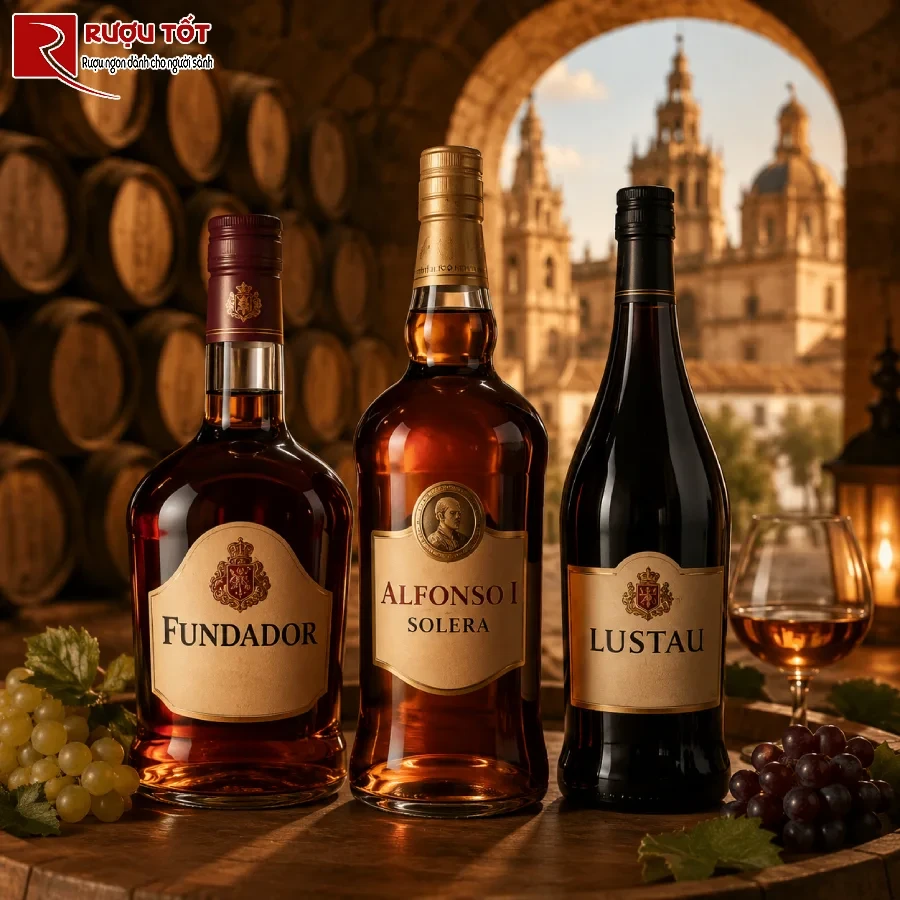 cac hang brandy de jerez noi tieng