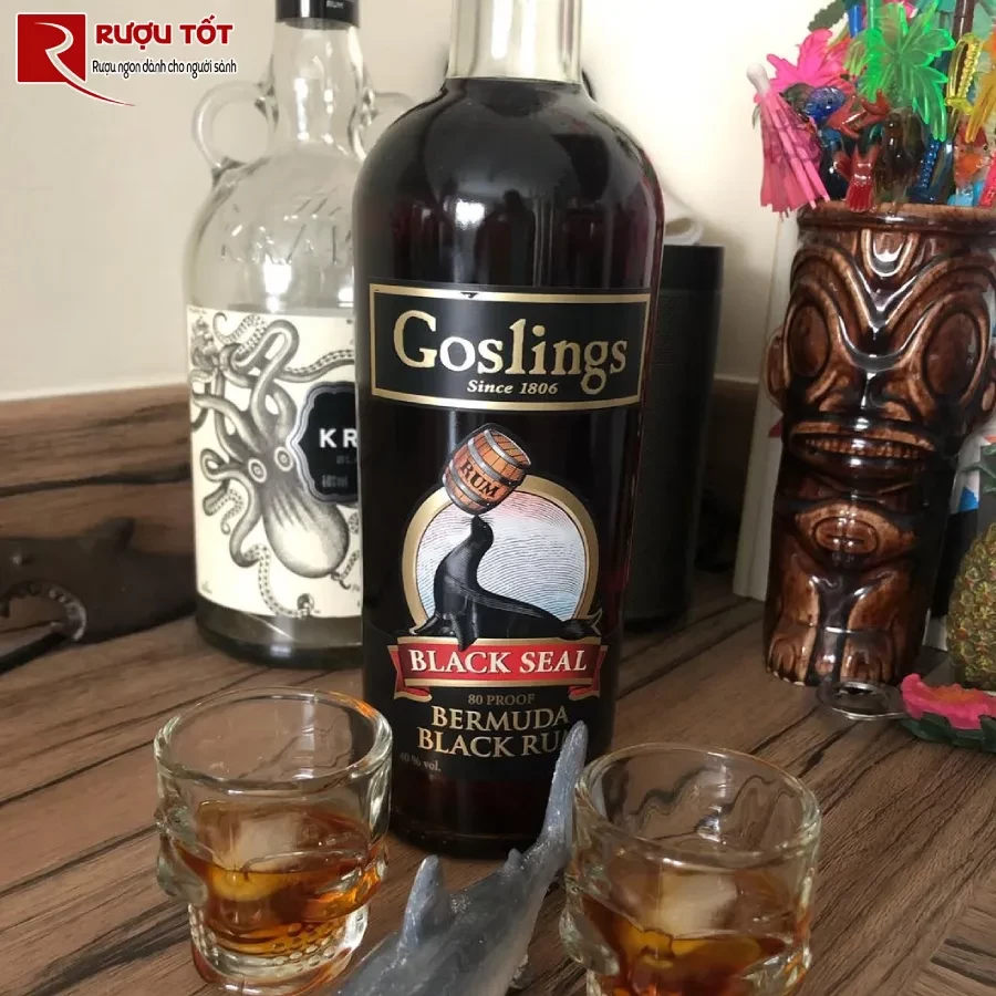 các loại rượu rum - black rum