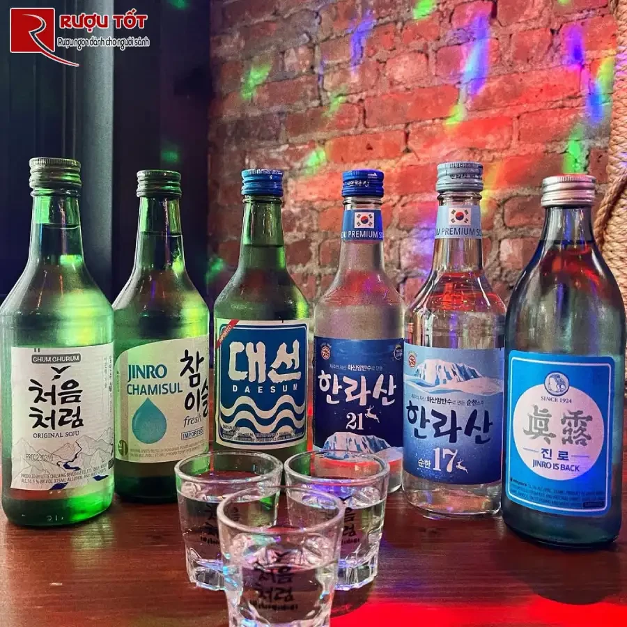 các loại rượu soju hàn quốc
