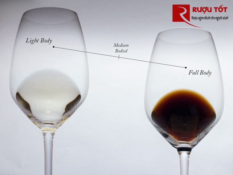 Các loại body của rượu - Thân rượu vang được hiểu như thế nào?