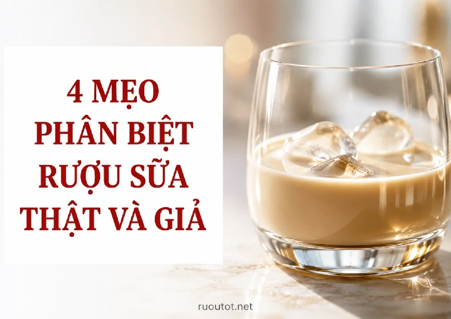 Bỏ Túi 4 Mẹo Phân Biệt Rượu Sữa Thật Và Giả Chỉ Trong Tích Tắc