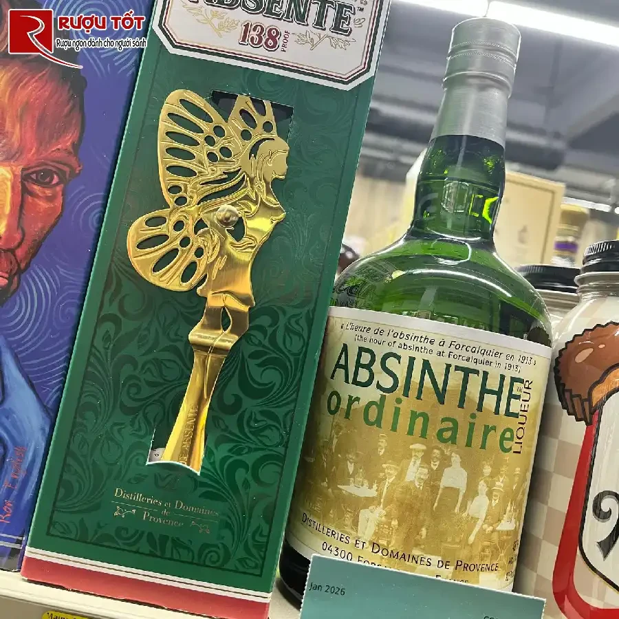chai ruou absinthe