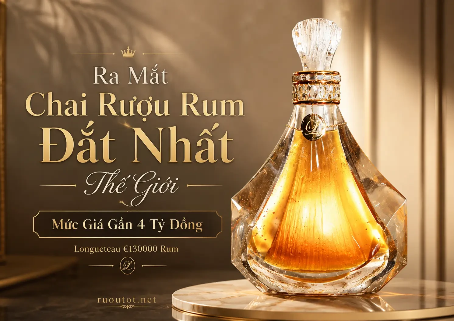 Ra Mắt Chai Rượu Rum Đắt Nhất Thế Giới Mức Giá Gần 4 Tỷ Đồng