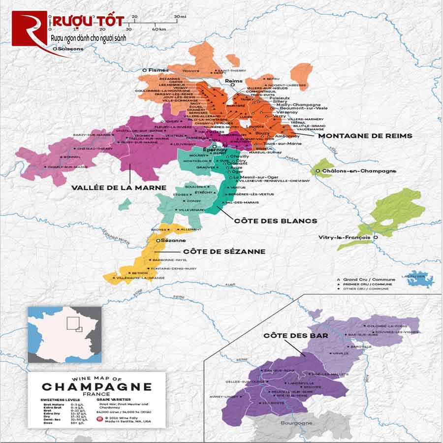 champage wine regions