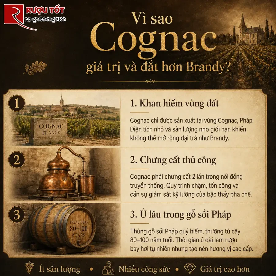 cognac va brandy giong hay khac