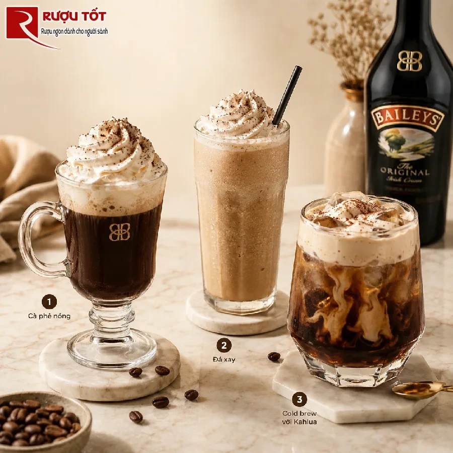 cong thuc lam baileys coffee ngon