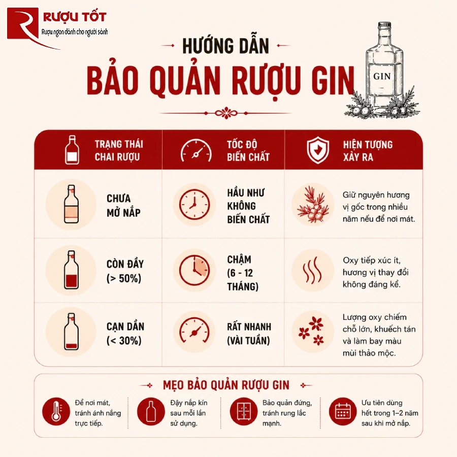 huong dan bao quan ruou gin