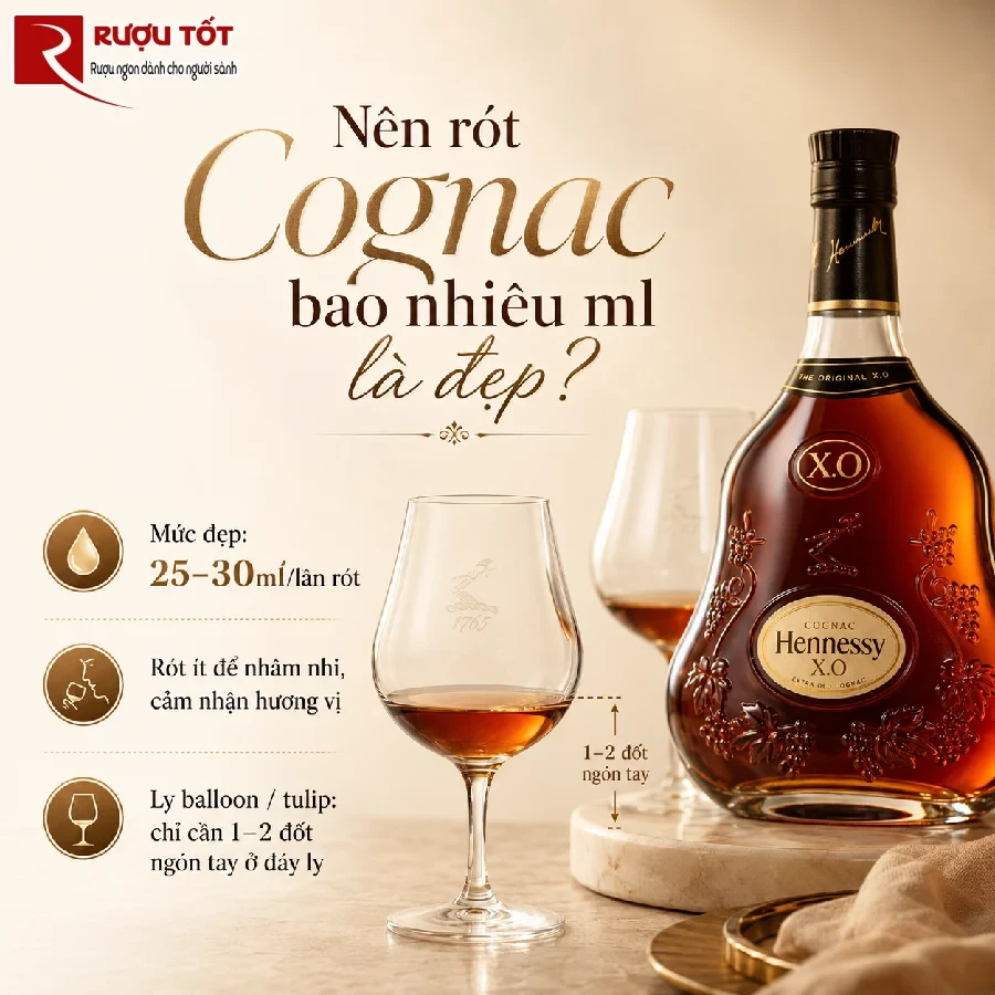 nen rot cognac bao nhieu ml la dep