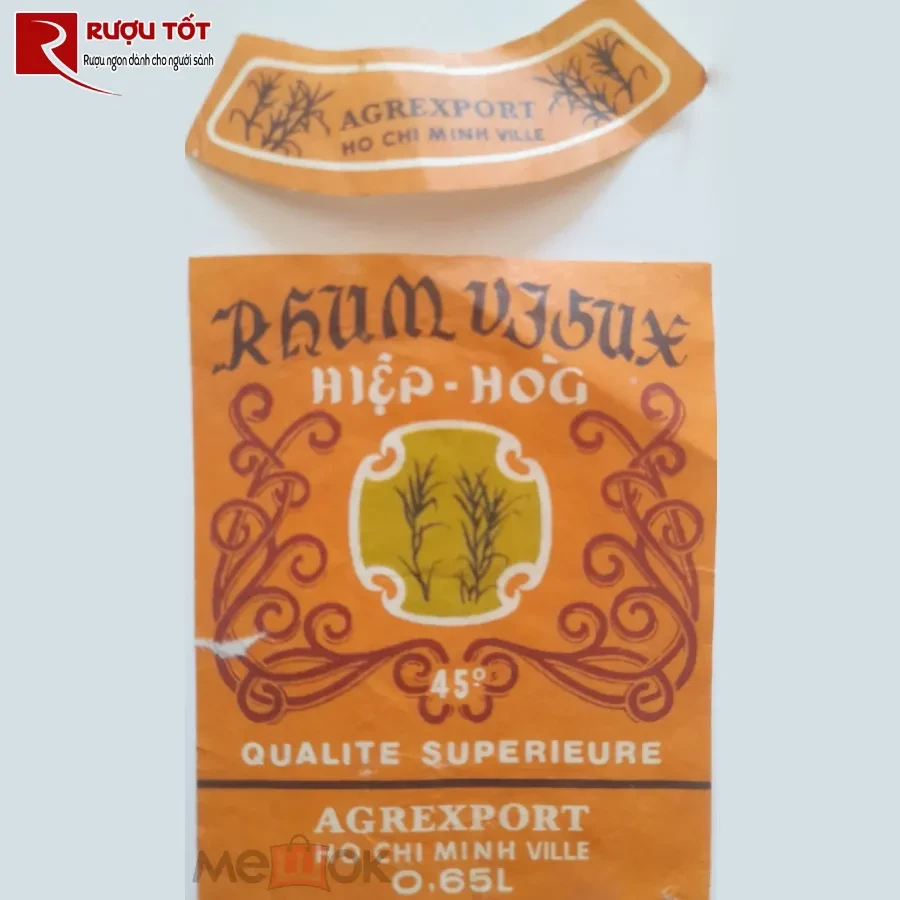 nhãn rượu rum hiệp hòa