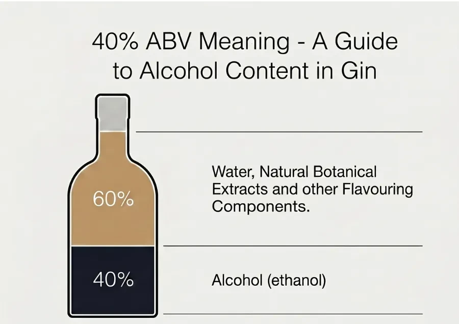 Gin Bao Nhiêu Độ? Vì Sao 40% ABV Lại Trở Thành Tiêu Chuẩn Toàn Cầu?