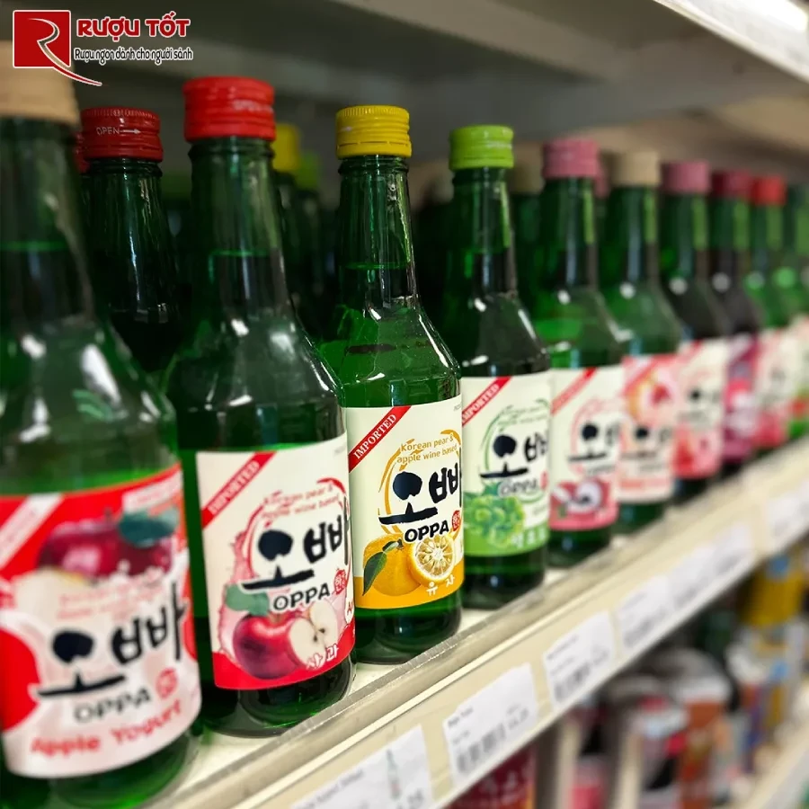 oppa soju rượu soju các loại