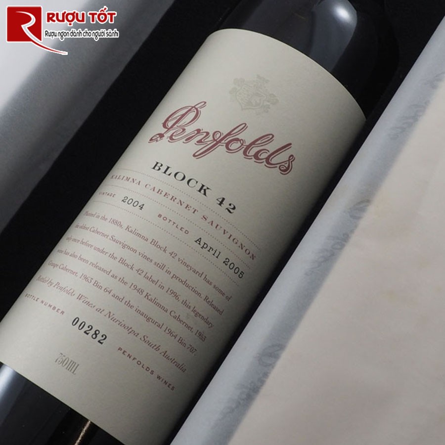 penfolds Block 42 Kalimna 2004