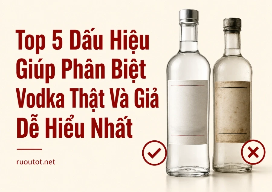 Top 5 Dấu Hiệu Giúp Phân Biệt Vodka Thật Và Giả Dễ Hiểu Nhất