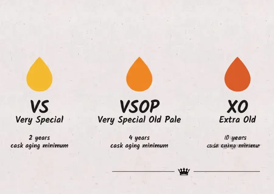 Tại Sao Hầu Hết Chai Cognac Đều Có Ký Hiệu VS, VSOP, XO? Ý Nghĩa Thật Sự Là Gì?