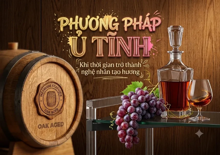 Ủ Tĩnh Trong Sản Xuất Brandy: Khi Thời Gian Tạo Nên Hương Vị