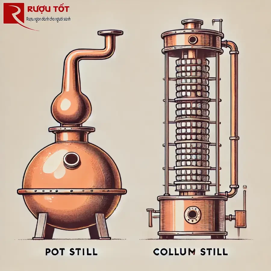 pot still vs column still