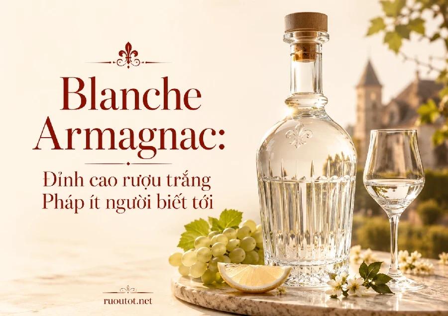 Blanche Armagnac - Đỉnh Cao Rượu Trắng Pháp Ít Người Biết Tới