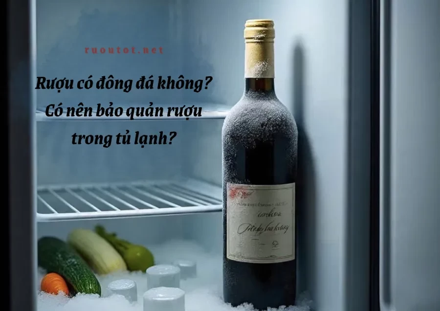 Rượu có đông đá không? Có nên bảo quản rượu trong tủ lạnh?