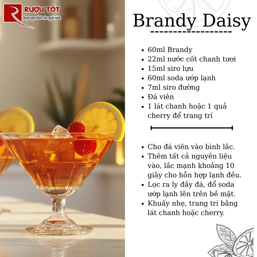 ruou cocktail brandy daisy