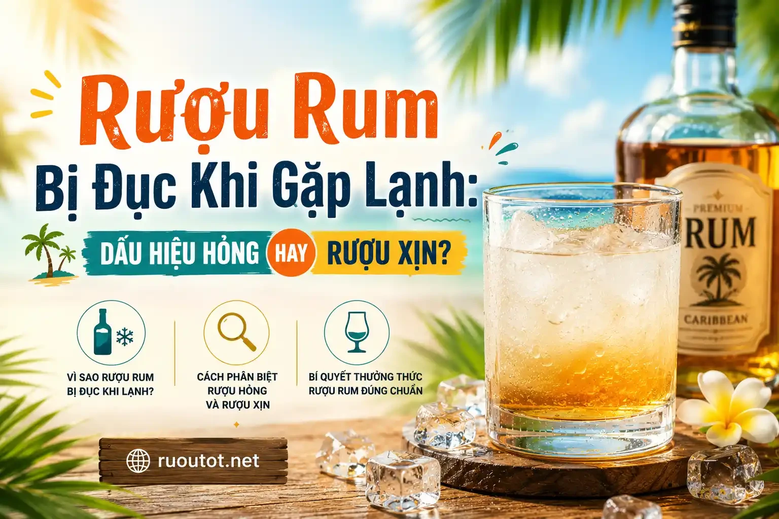 Rượu Rum Bị Đục Khi Gặp Lạnh: Dấu Hiệu Hỏng Hay Rượu Xịn?