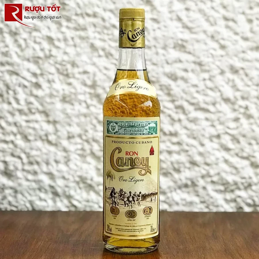 rượu rum cuba caney